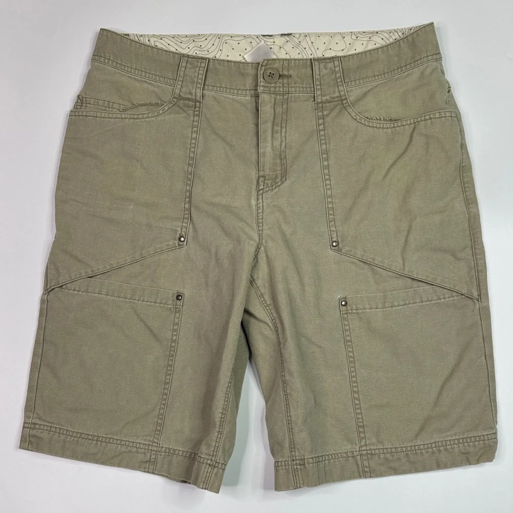 Vintage The North Face Tan Multi Pocket Shorts Size 32